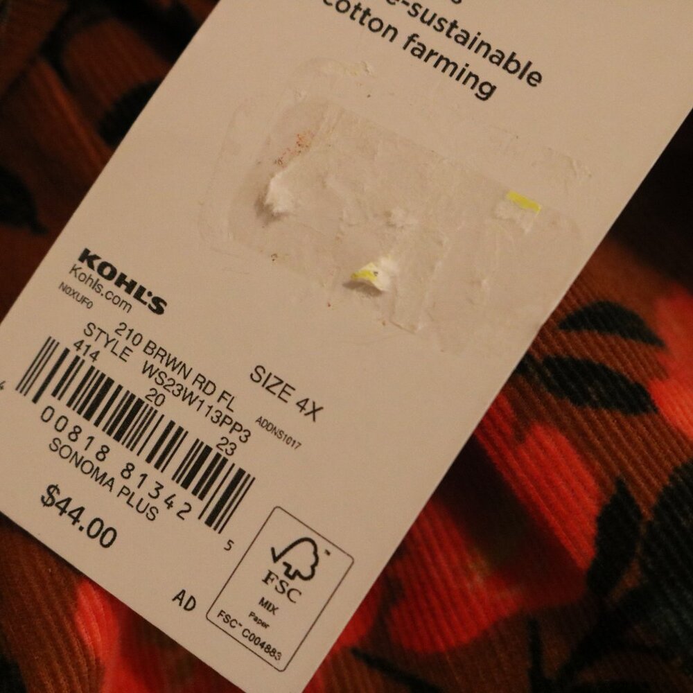 Sonoma women's plus top size 4X NWT - Picture 7 of 9